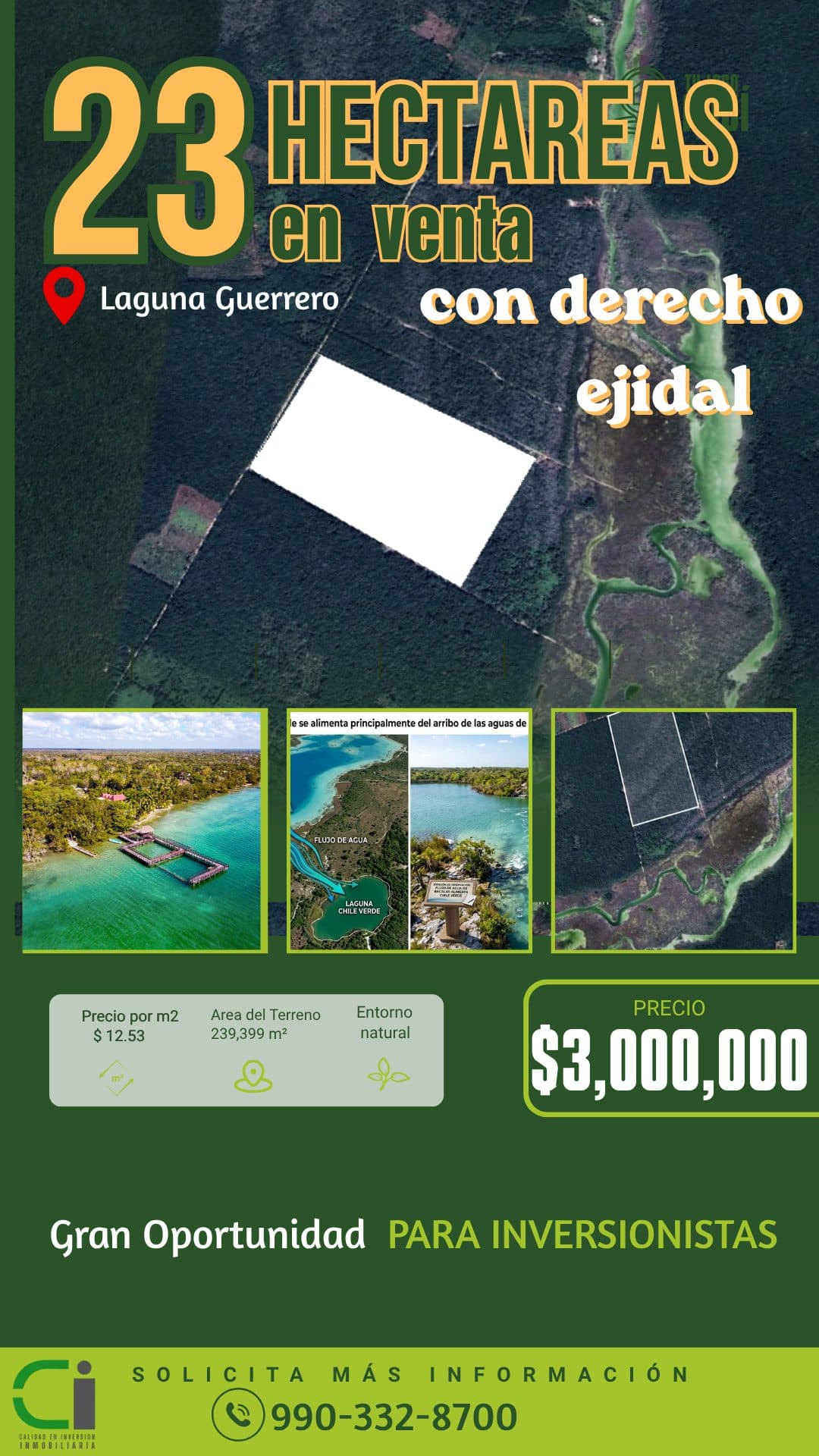 Terreno en Ejido Laguna Guerrero con derecho ejidal a orilla de la Laguna — Laguna Guerrero